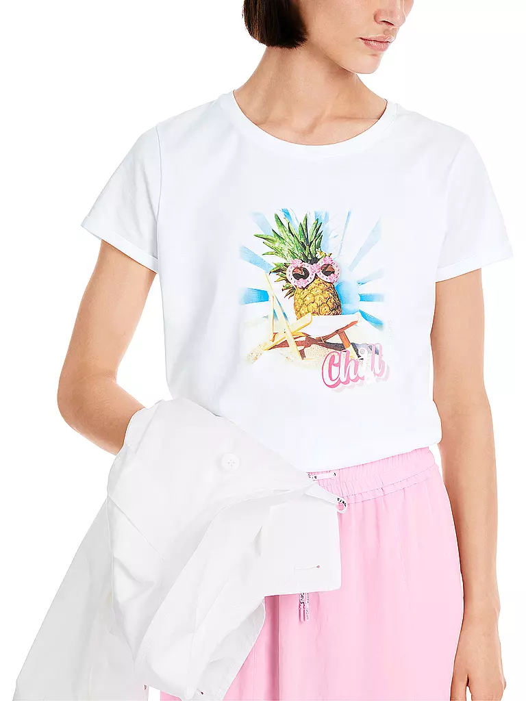 MARC CAIN | T-Shirt | weiss