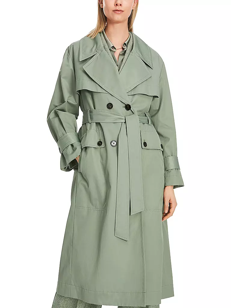 MARC CAIN | Trenchcoat | grün