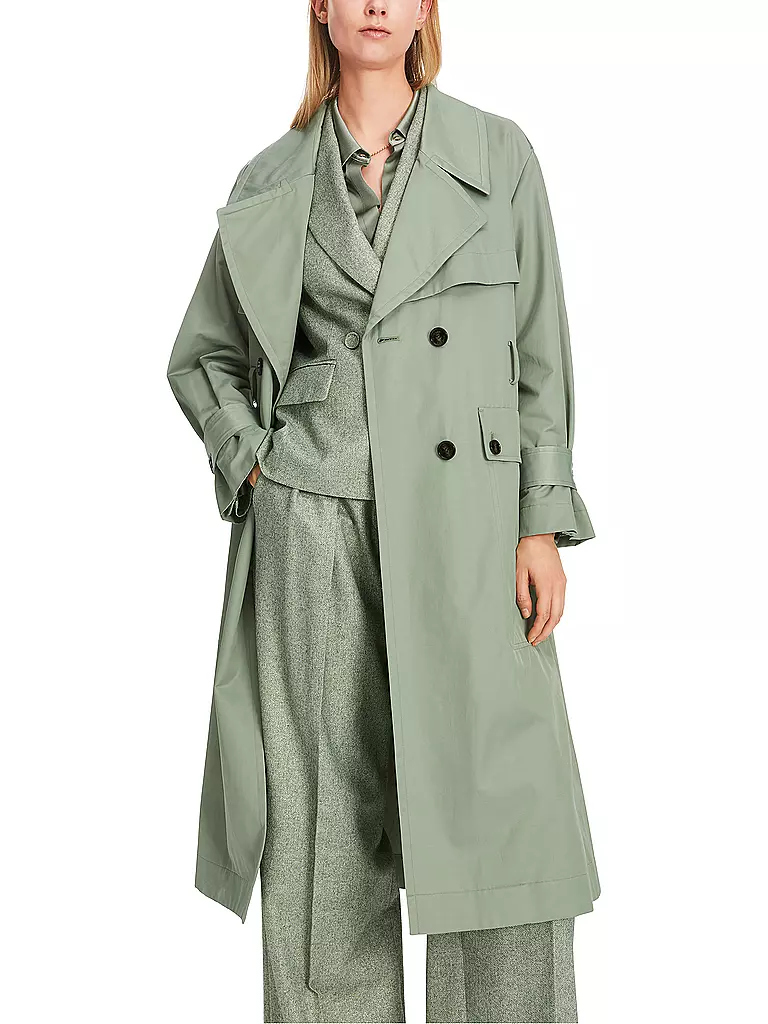 MARC CAIN | Trenchcoat | grün