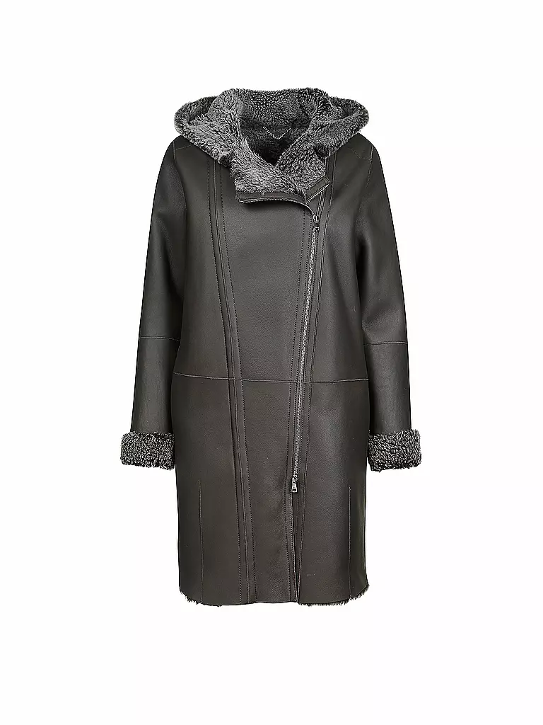 MARC CAIN | Wende-Lammfellmantel | 