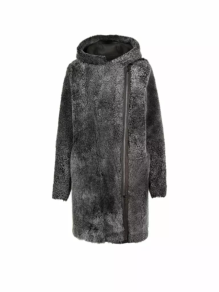 MARC CAIN | Wende-Lammfellmantel | 