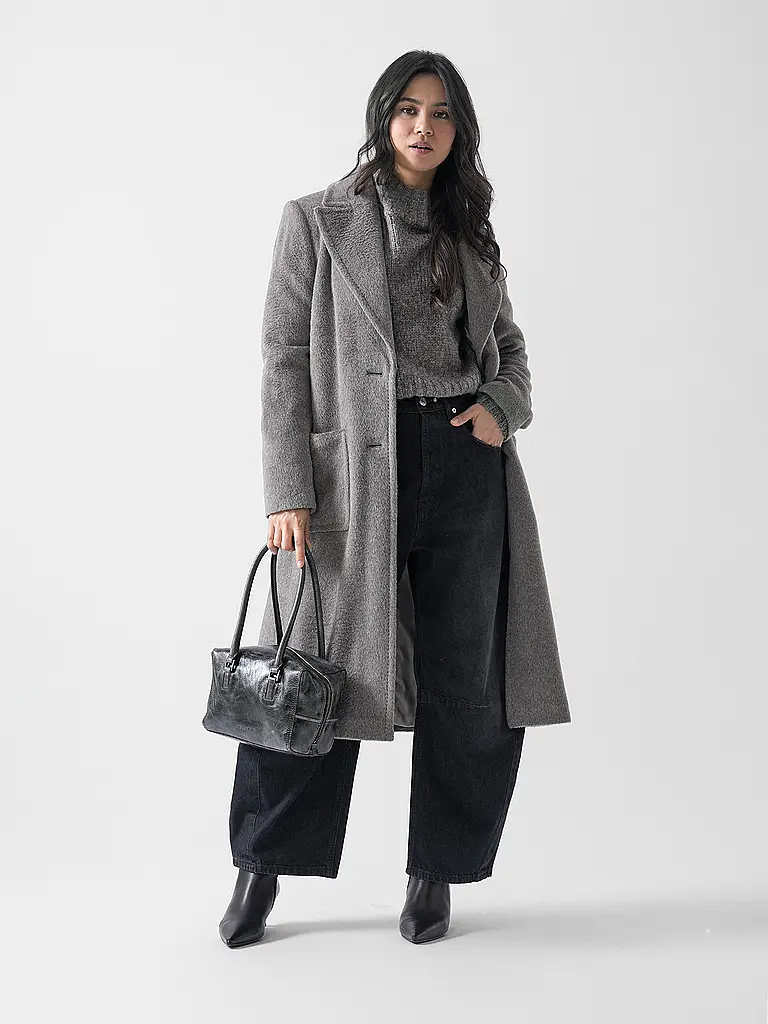 MARC CAIN | Wollmantel | grau