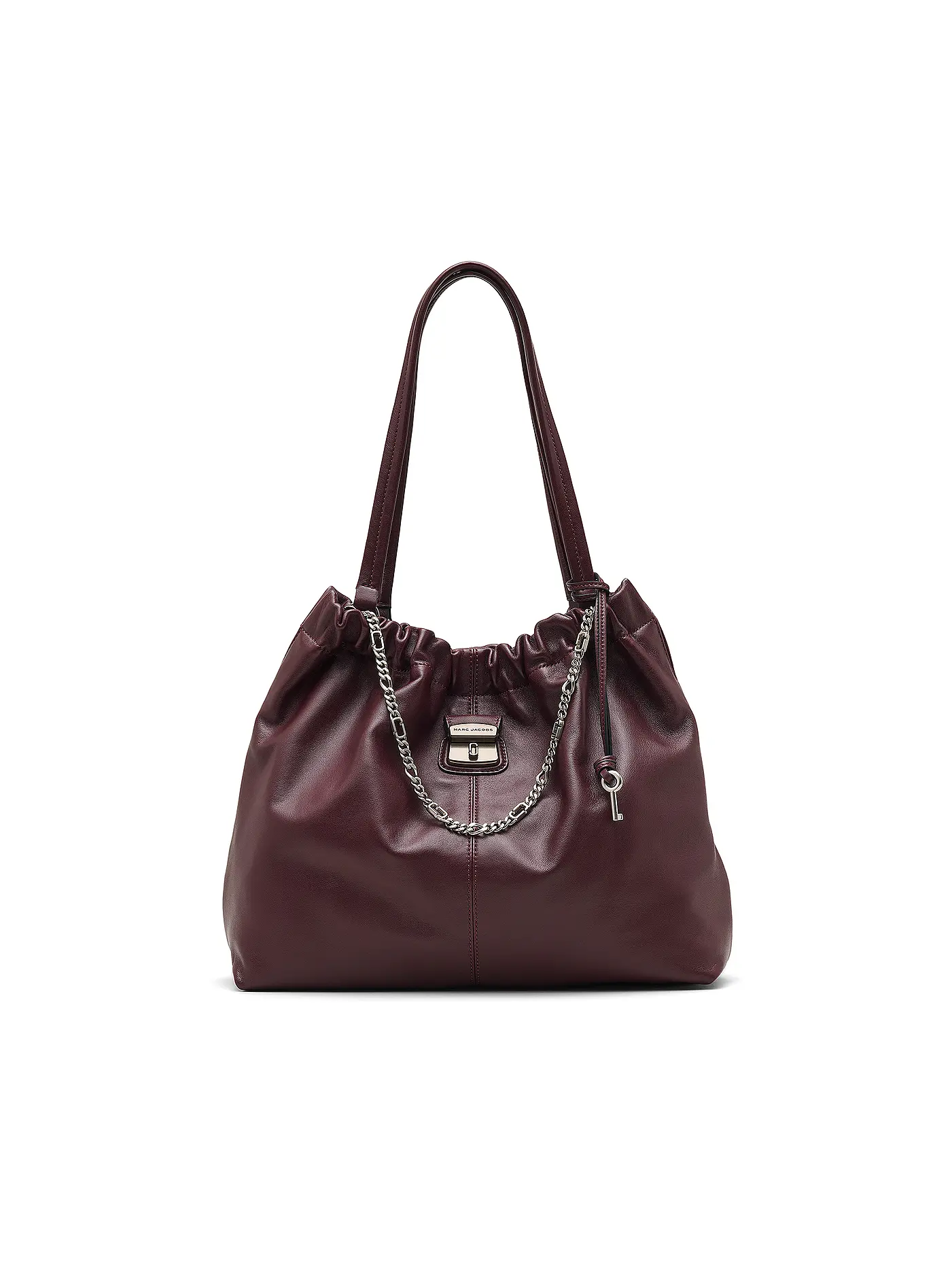 MARC JACOBS | Ledertasche -  Shopper THE TOTE | dunkelrot
