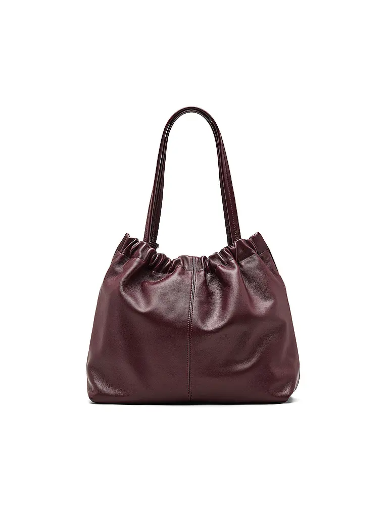 MARC JACOBS | Ledertasche -  Shopper THE TOTE | dunkelrot