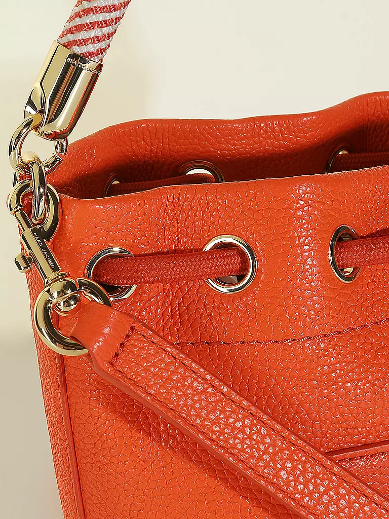 MARC JACOBS | Ledertasche - Bucket Bag THE BUCKET BAG | orange