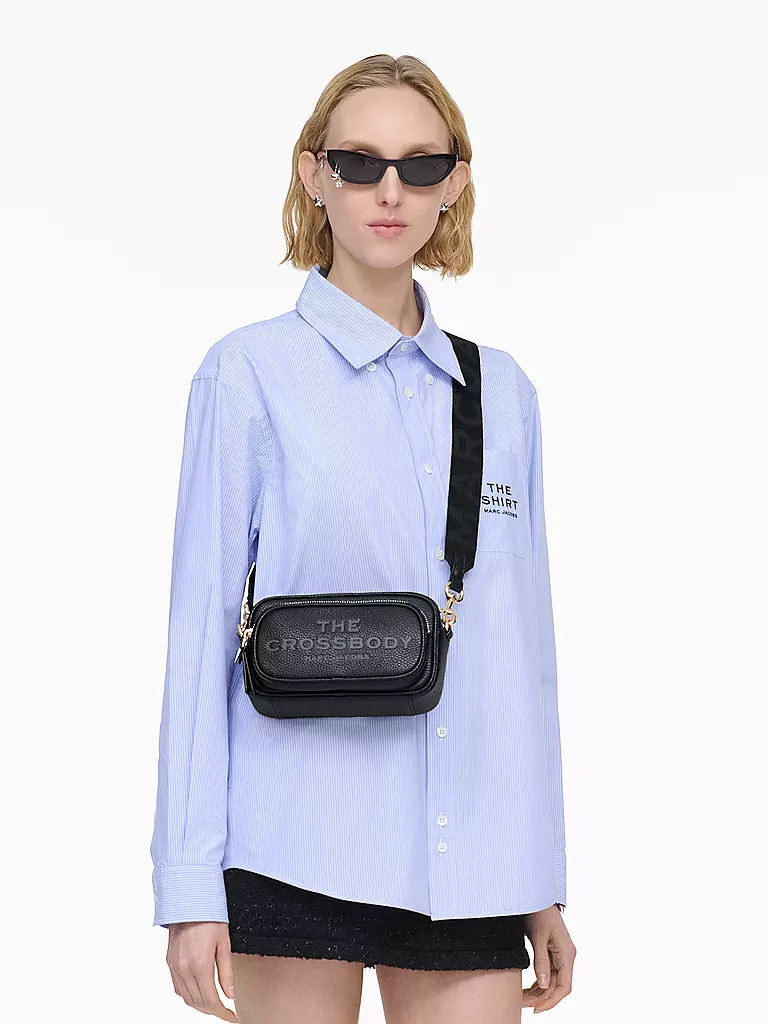 MARC JACOBS | Ledertasche - Mini Bag THE CROSSBODY | schwarz