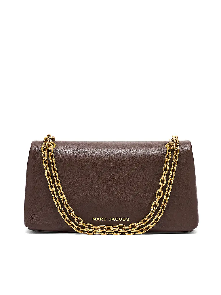 MARC JACOBS | Ledertasche - Mini Bag THE DUAL CHAIN WALLET | Braun