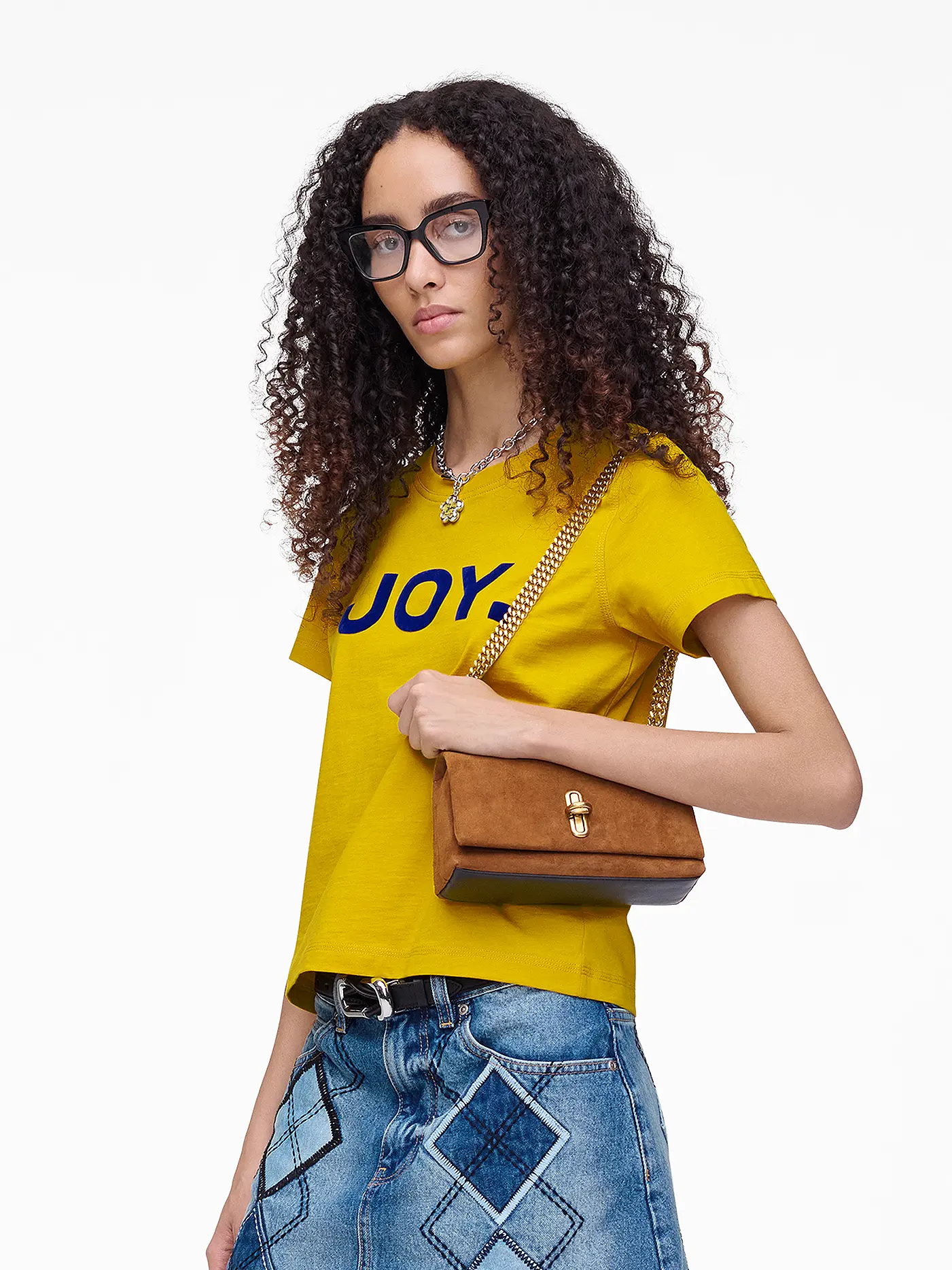 MARC JACOBS | Ledertasche - Mini Bag THE DUAL CHAIN | camel