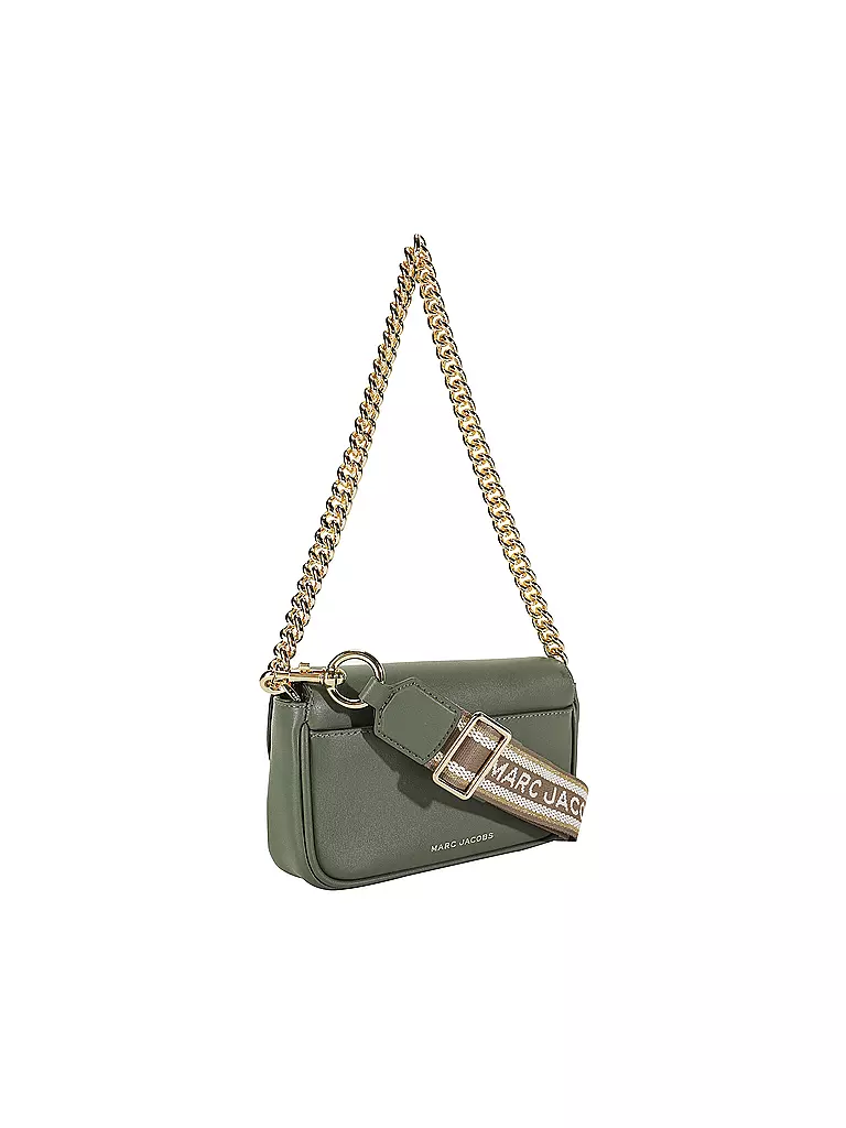 MARC JACOBS | Ledertasche - Mini Bag THE MINI SHOULDER BAG   | olive