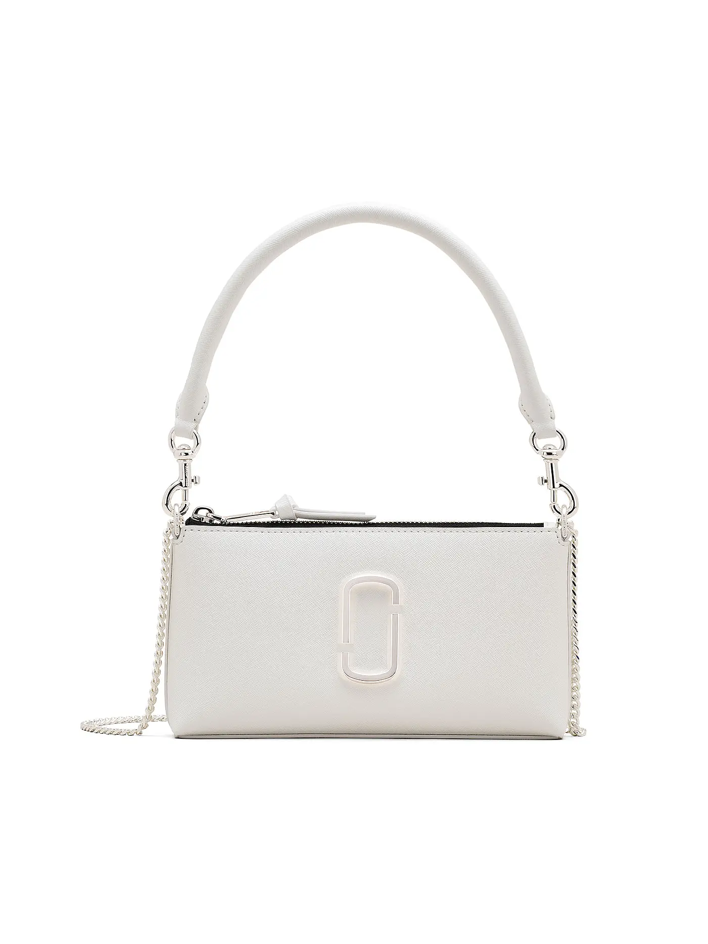 MARC JACOBS | Ledertasche - Mini Bag THE POCHETTE | weiss