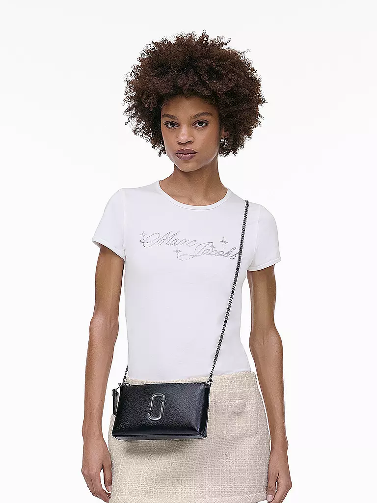 MARC JACOBS | Ledertasche - Mini Bag THE POCHETTE | schwarz