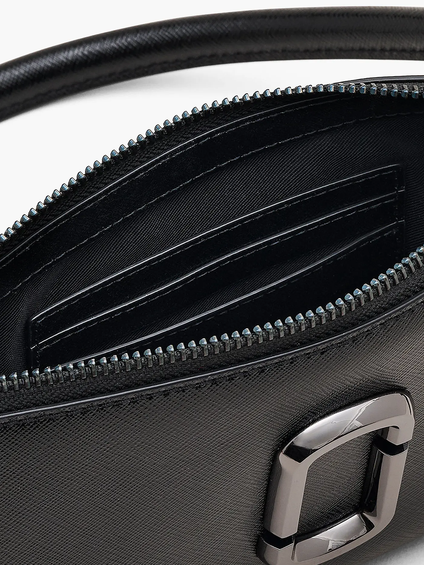 MARC JACOBS | Ledertasche - Mini Bag THE POCHETTE | schwarz