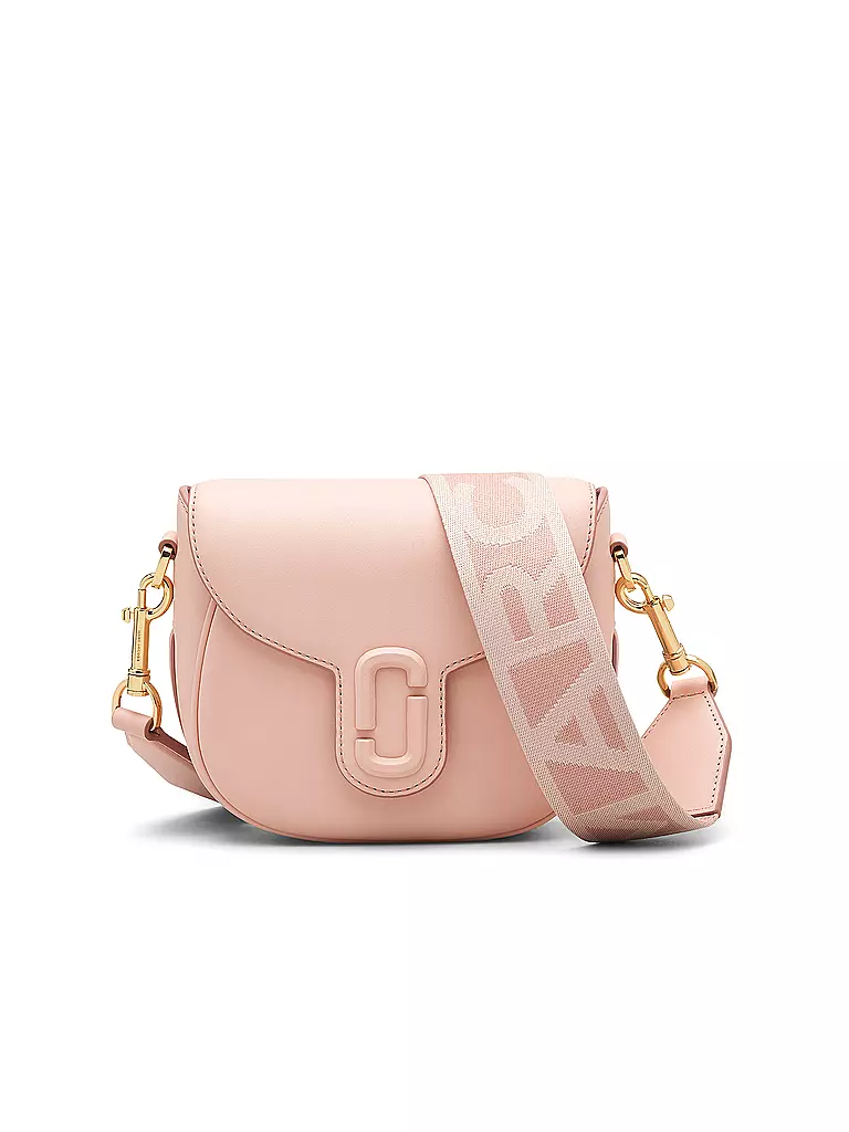 MARC JACOBS | Ledertasche - Mini Bag THE SMALL SADDLE BAG | rosa