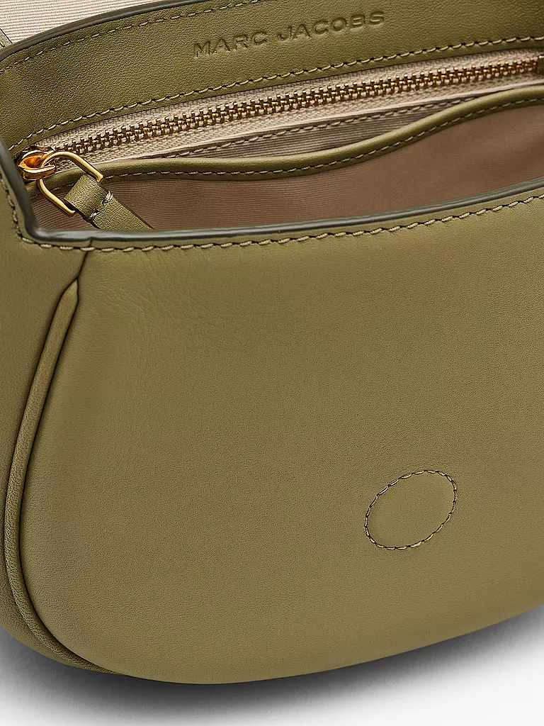 MARC JACOBS | Ledertasche - Mini Bag THE SMALL SADDLE BAG | olive