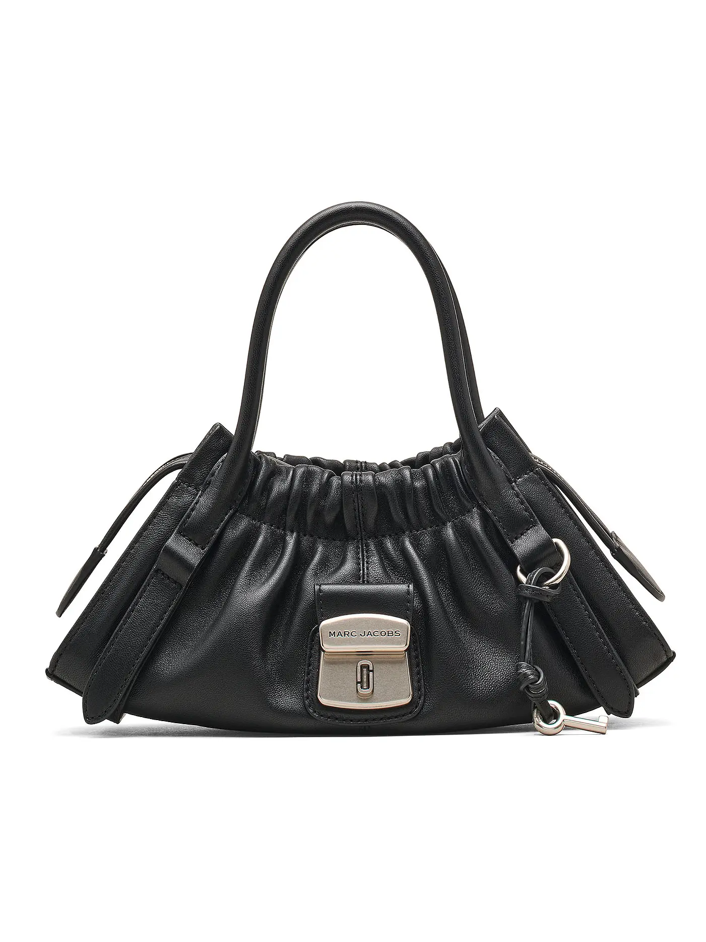 MARC JACOBS | Ledertasche - Mini Bag THE SMALL SATCHEL | schwarz
