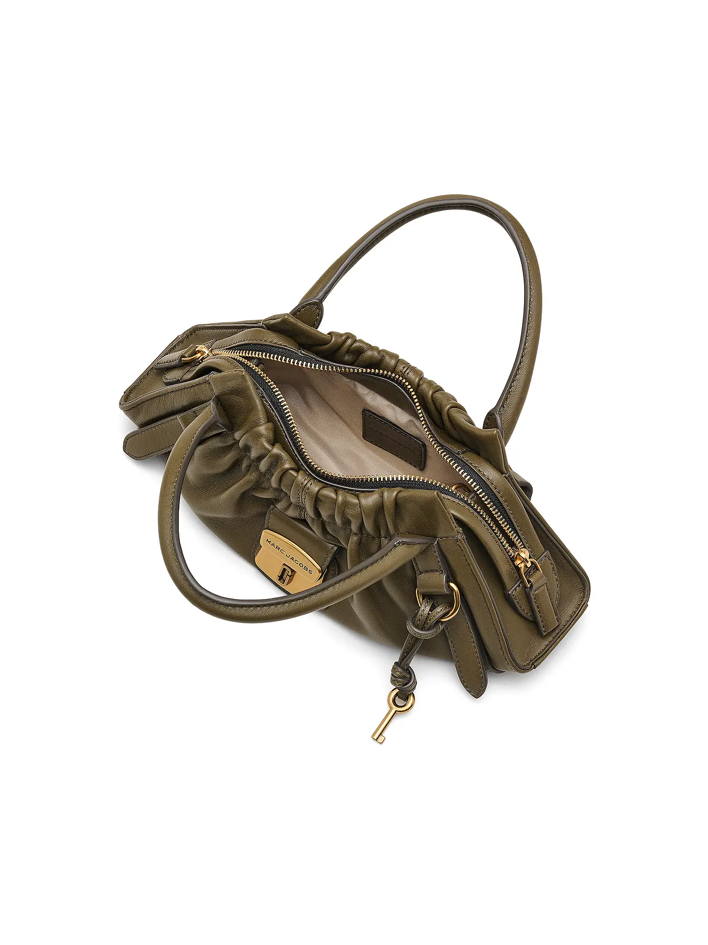 MARC JACOBS | Ledertasche - Mini Bag THE SMALL SATCHEL | schwarz