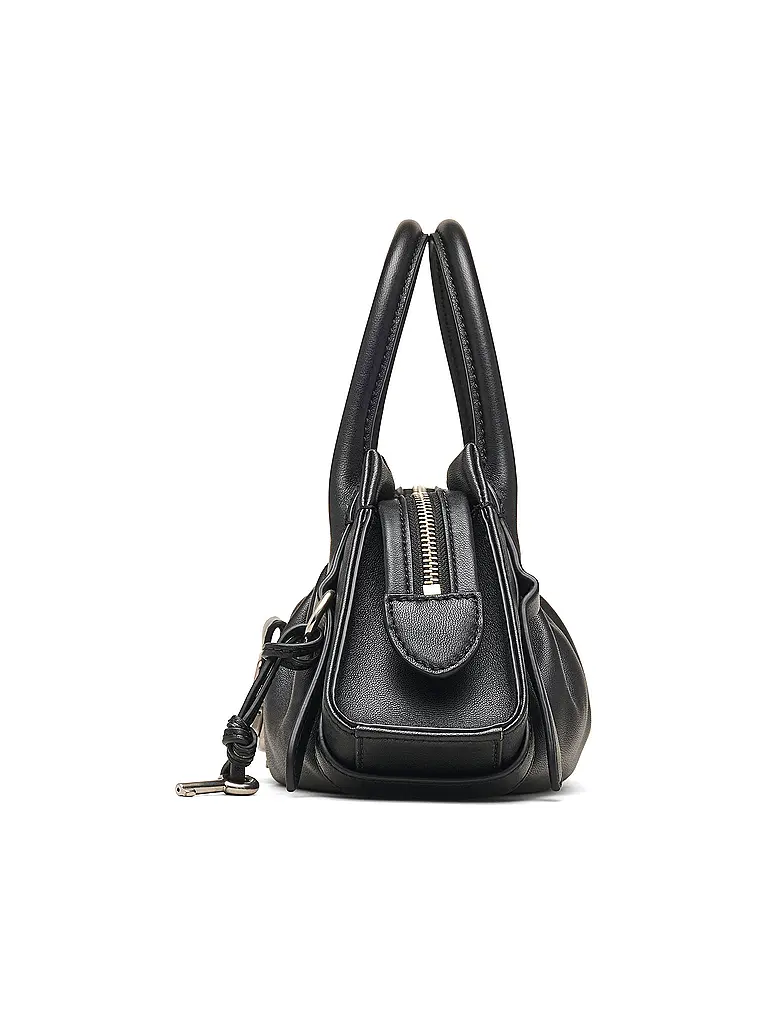 MARC JACOBS | Ledertasche - Mini Bag THE SMALL SATCHEL | schwarz
