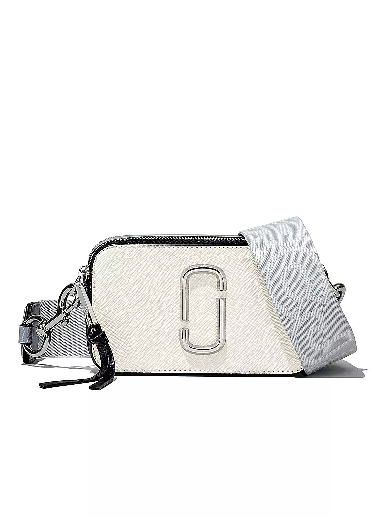 MARC JACOBS | Ledertasche - Mini Bag THE SNAPSHOT  | weiss