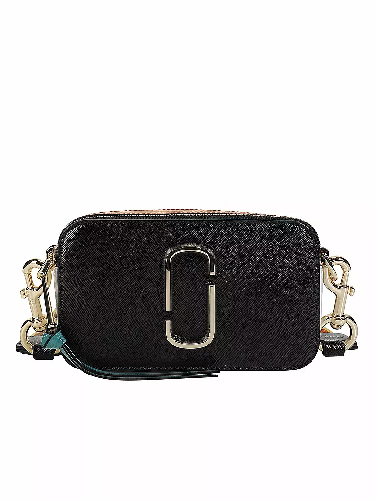 MARC JACOBS | Ledertasche - Mini Bag THE SNAPSHOT | schwarz