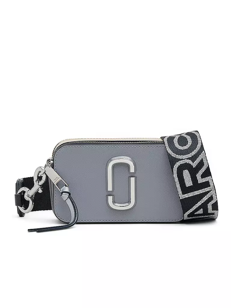 MARC JACOBS | Ledertasche - Mini Bag THE SNAPSHOT | grau