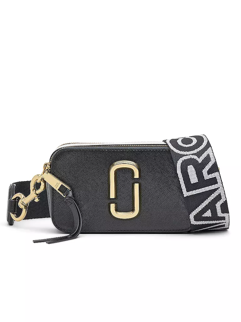 MARC JACOBS | Ledertasche - Mini Bag THE SNAPSHOT | schwarz