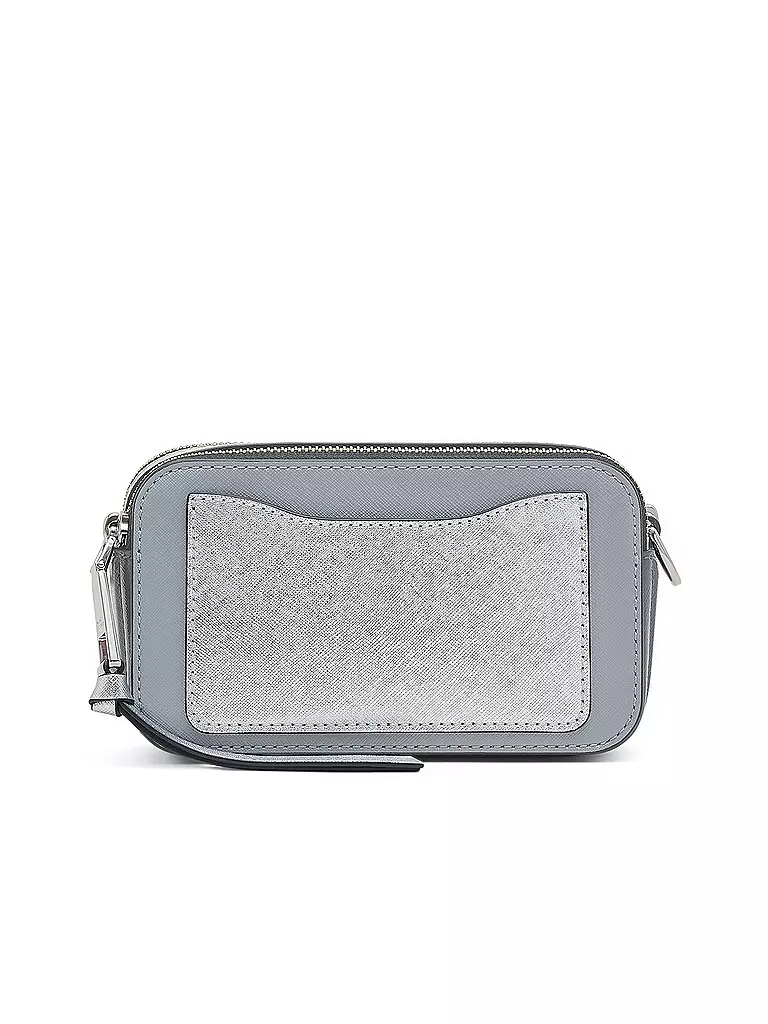 MARC JACOBS | Ledertasche - Mini Bag THE SNAPSHOT | grau