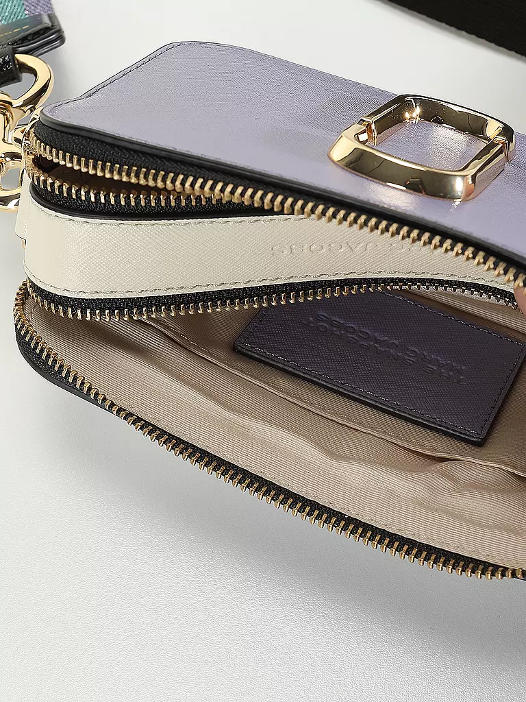 MARC JACOBS | Ledertasche - Mini Bag THE SNAPSHOT | lila