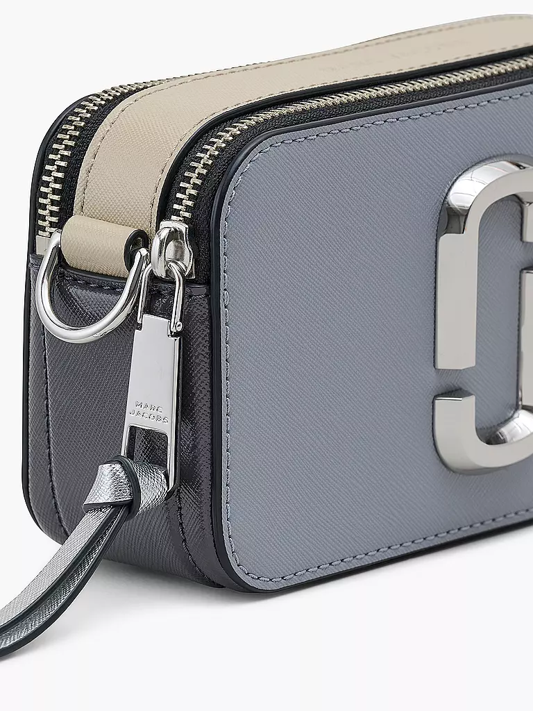 MARC JACOBS | Ledertasche - Mini Bag THE SNAPSHOT | grau