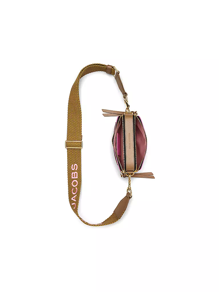 MARC JACOBS | Ledertasche - Mini Bag THE SNAPSHOT | dunkelrot