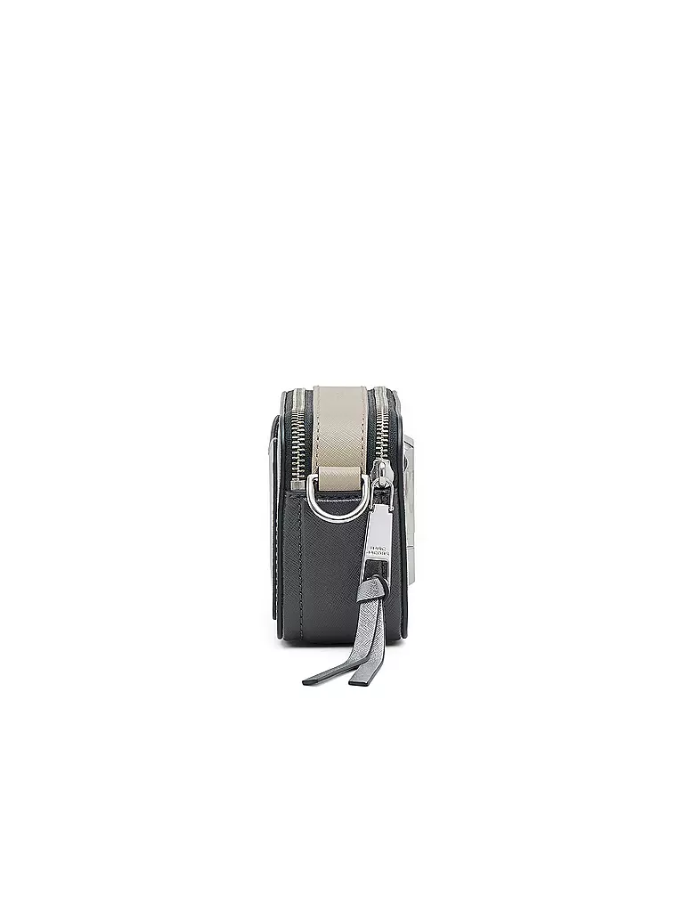 MARC JACOBS | Ledertasche - Mini Bag THE SNAPSHOT | grau