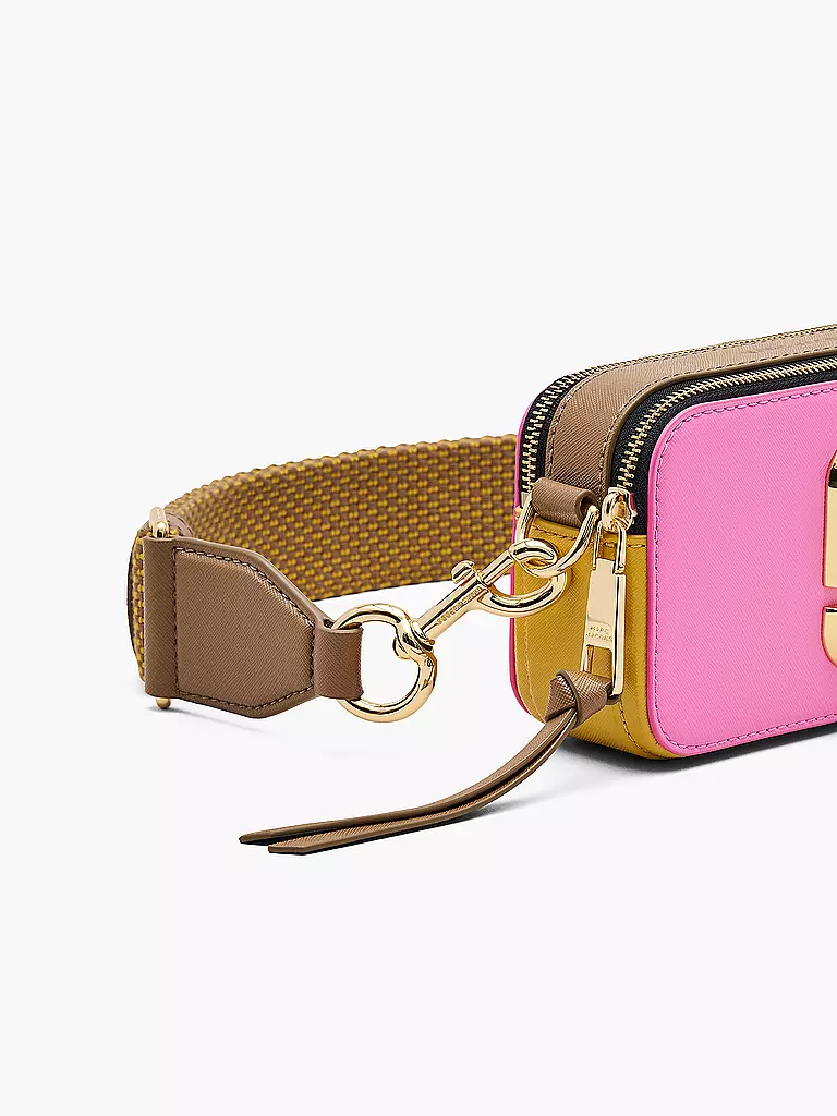MARC JACOBS | Ledertasche - Mini Bag THE SNAPSHOT | dunkelrot