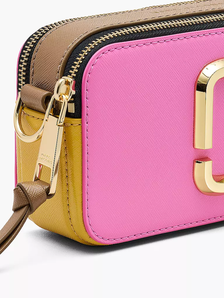 MARC JACOBS | Ledertasche - Mini Bag THE SNAPSHOT | dunkelrot