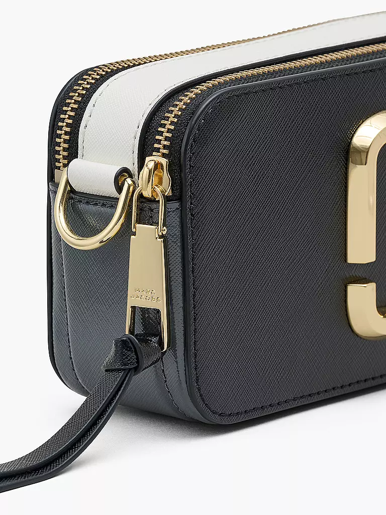 MARC JACOBS | Ledertasche - Mini Bag THE SNAPSHOT | grau