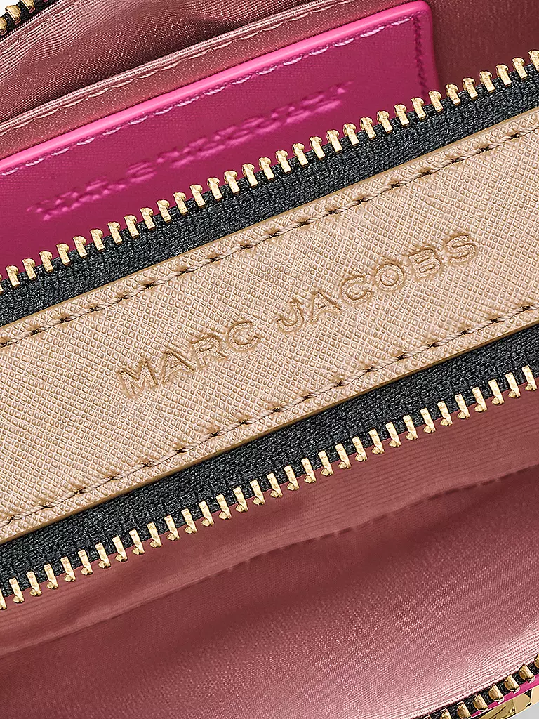 MARC JACOBS | Ledertasche - Mini Bag THE SNAPSHOT | dunkelrot