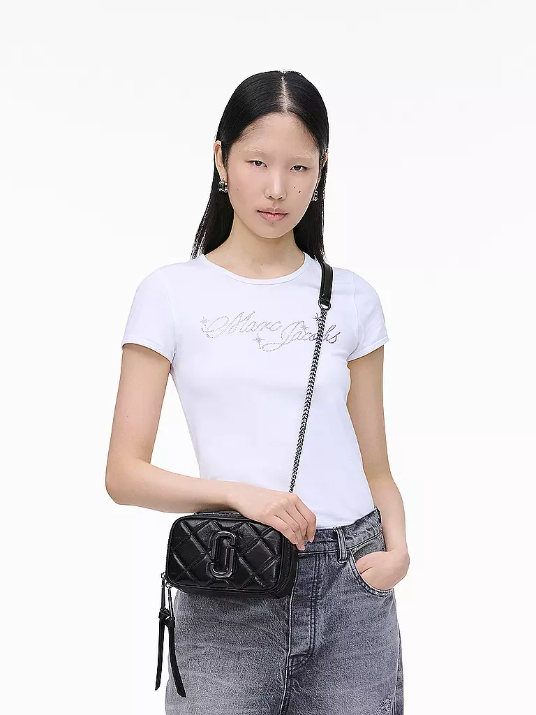 MARC JACOBS | Ledertasche - Mini Bag THE SOFTSHOT | schwarz