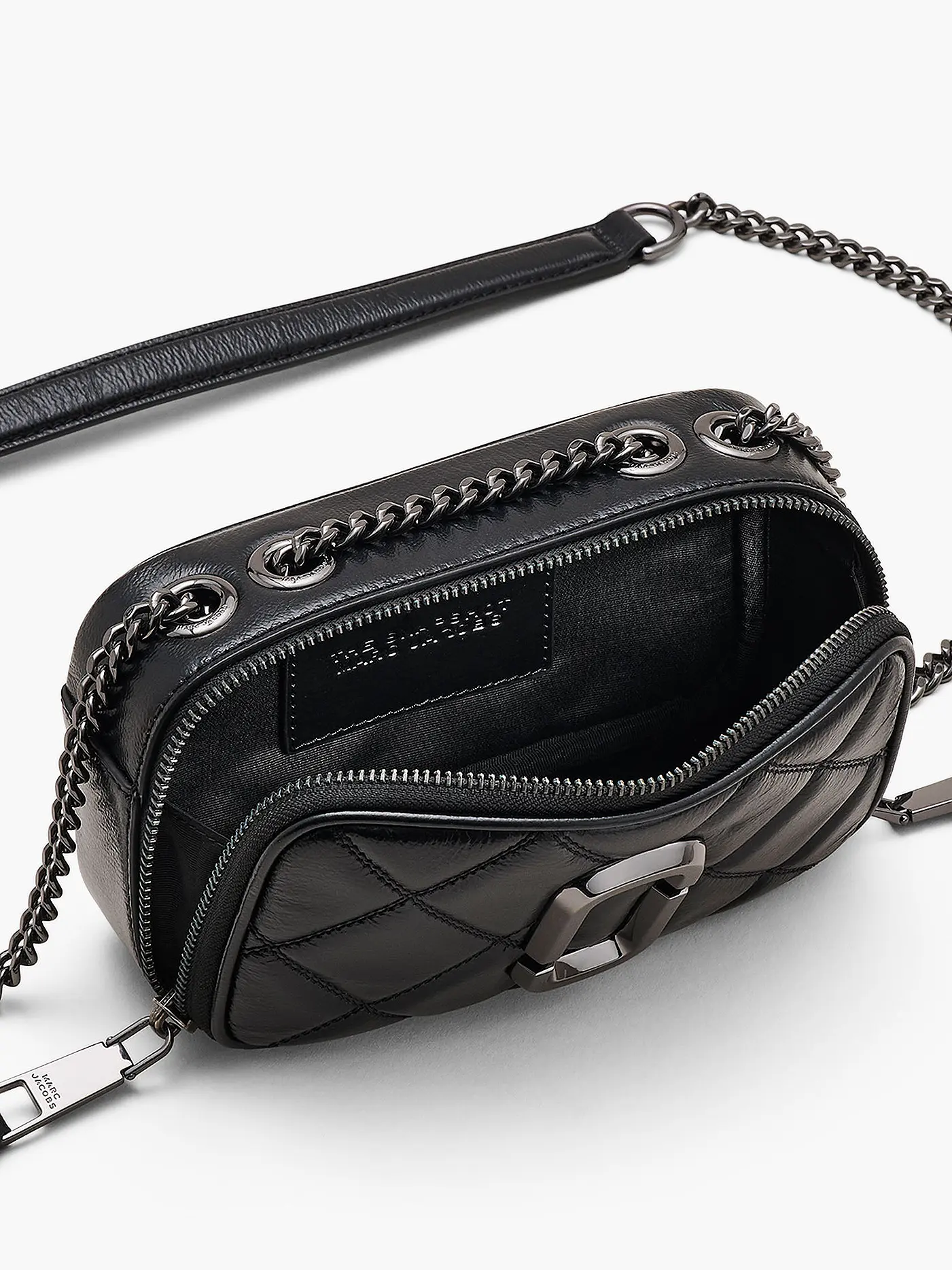 MARC JACOBS | Ledertasche - Mini Bag THE SOFTSHOT | schwarz