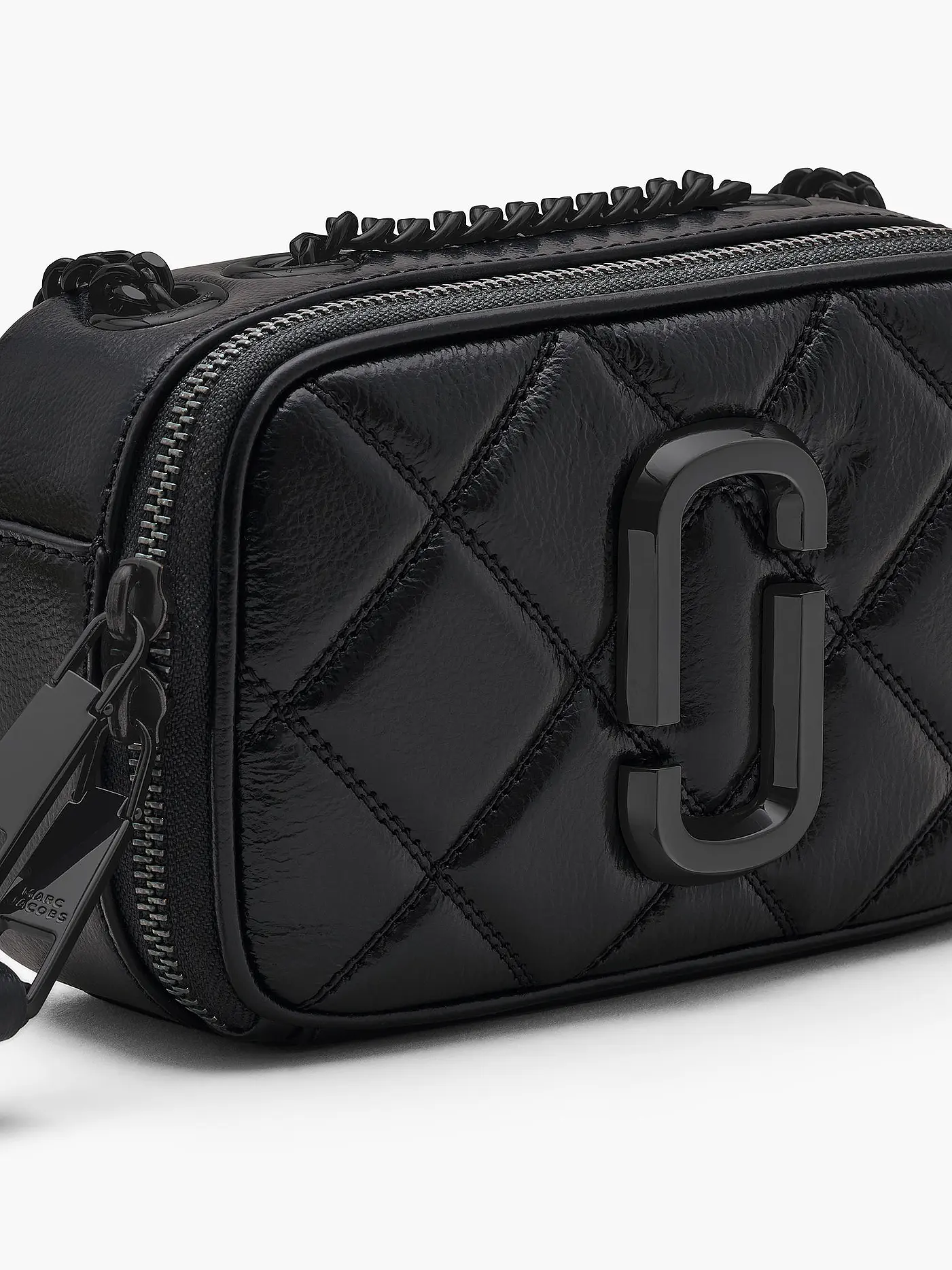 MARC JACOBS | Ledertasche - Mini Bag THE SOFTSHOT | schwarz