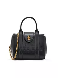 MARC JACOBS | Ledertasche - Mini Bag THE TURNLOCK CROSSBODY TOTE | schwarz