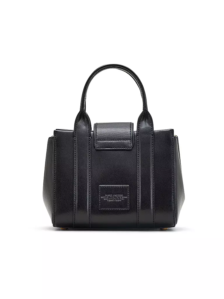 MARC JACOBS | Ledertasche - Mini Bag THE TURNLOCK CROSSBODY TOTE | weiss