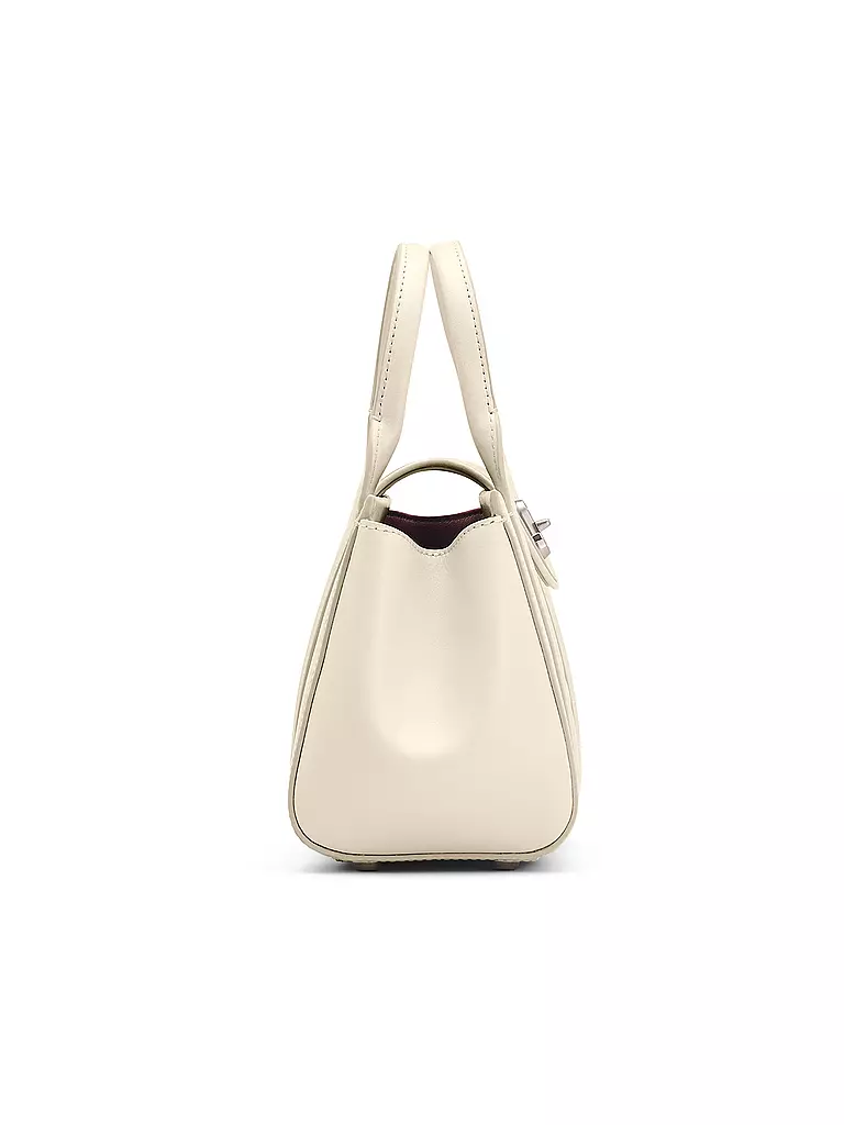 MARC JACOBS | Ledertasche - Mini Bag THE TURNLOCK CROSSBODY TOTE | schwarz