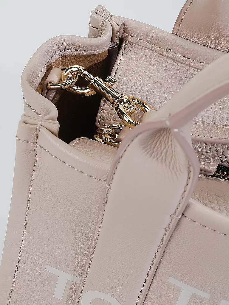 MARC JACOBS | Ledertasche - Mini Tote Bag THE MINI TOTE BAG | beige