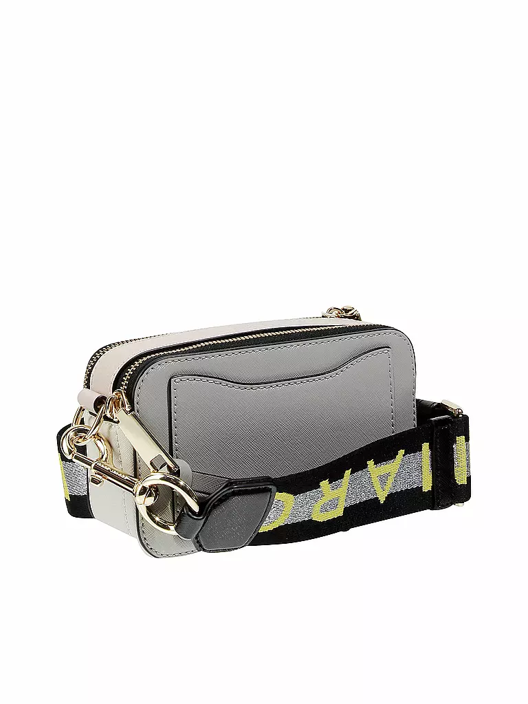 MARC JACOBS | Ledertasche - Minibag "Snapshot" | grau