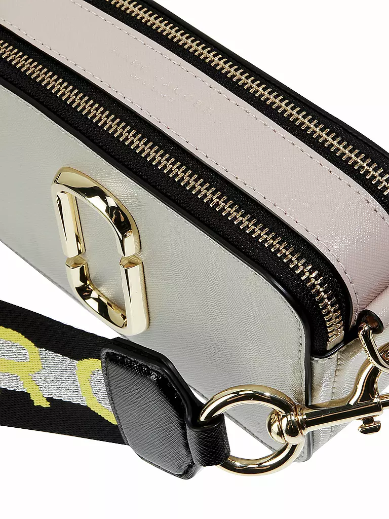 MARC JACOBS | Ledertasche - Minibag "Snapshot" | grau