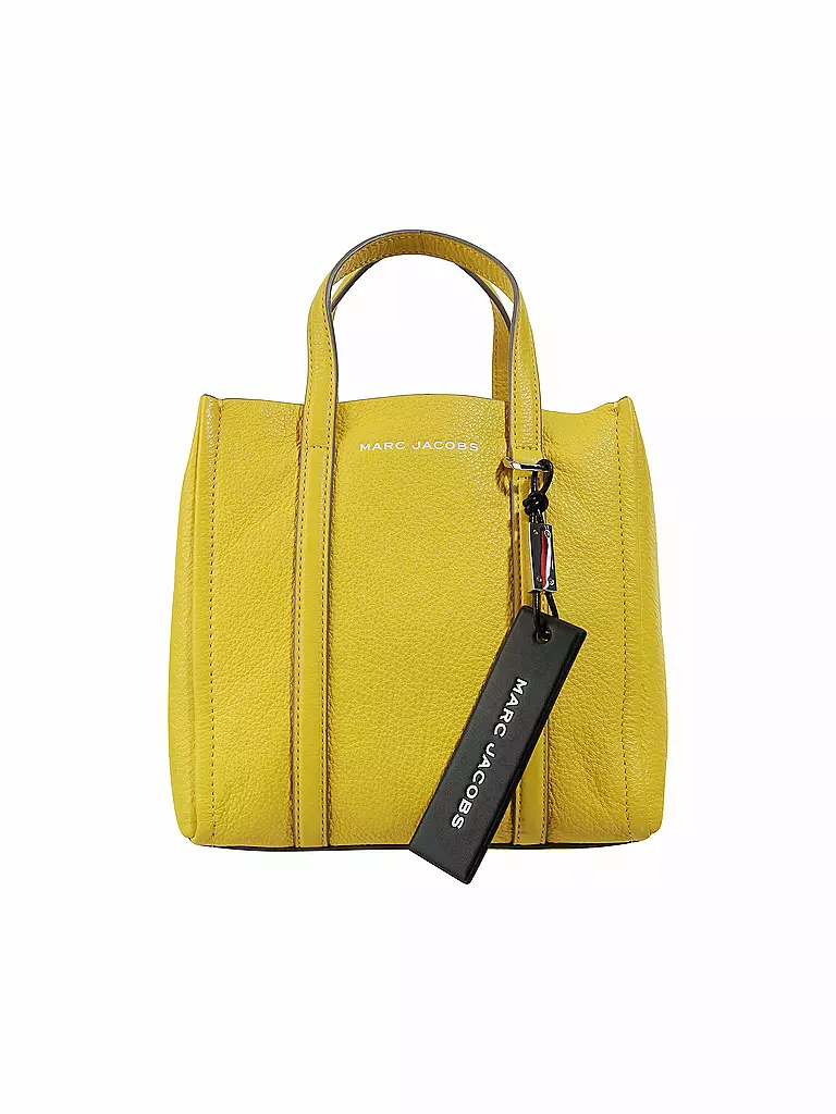 MARC JACOBS | Ledertasche - Minishopper "The Tag Tote 21" | gelb