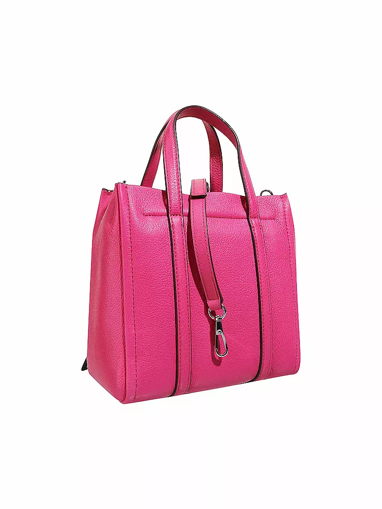 MARC JACOBS | Ledertasche - Minishopper "The Tag Tote 21" | pink