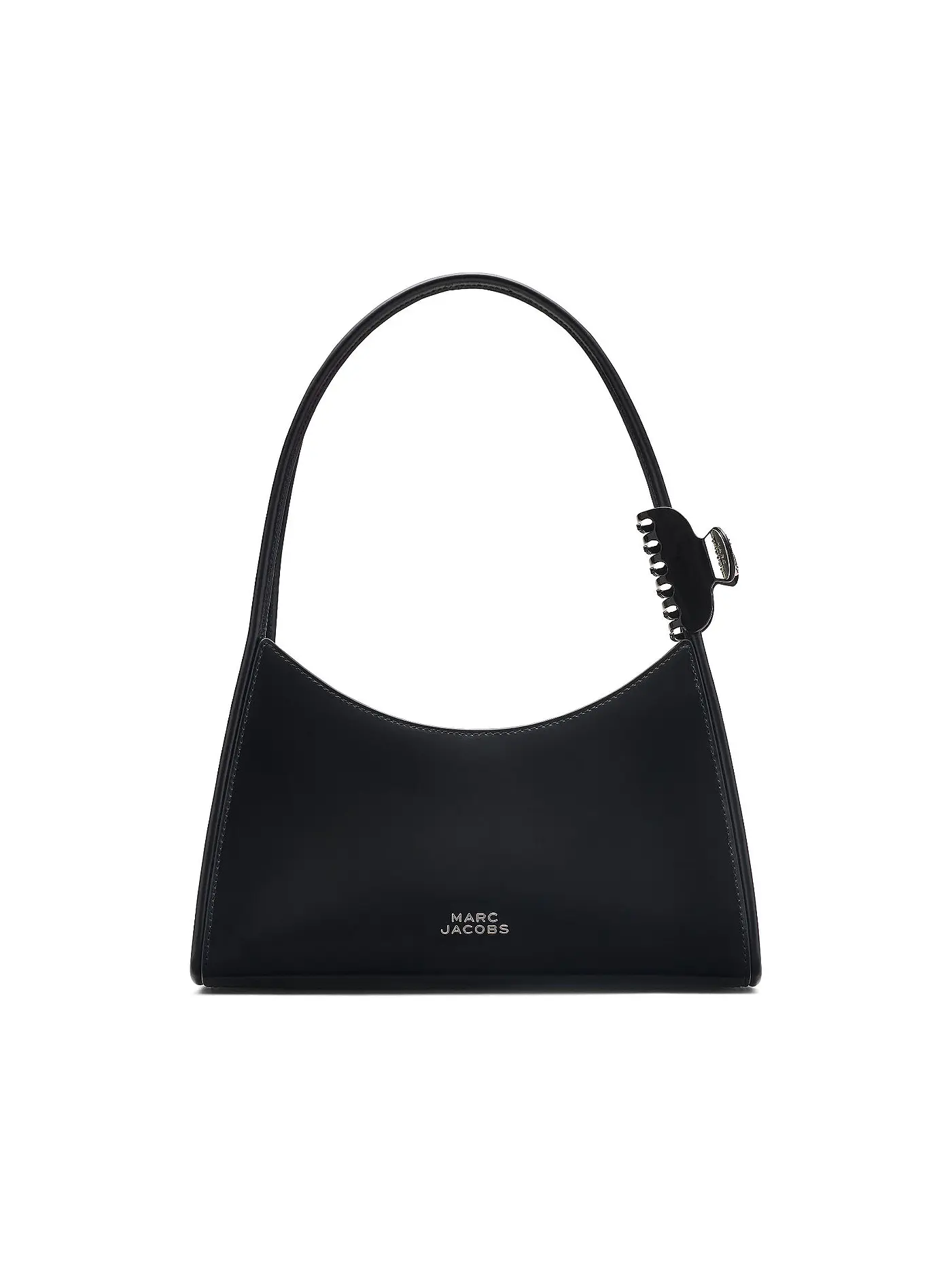 MARC JACOBS | Ledertasche - Schultertasche THE CLAW CLIP | schwarz