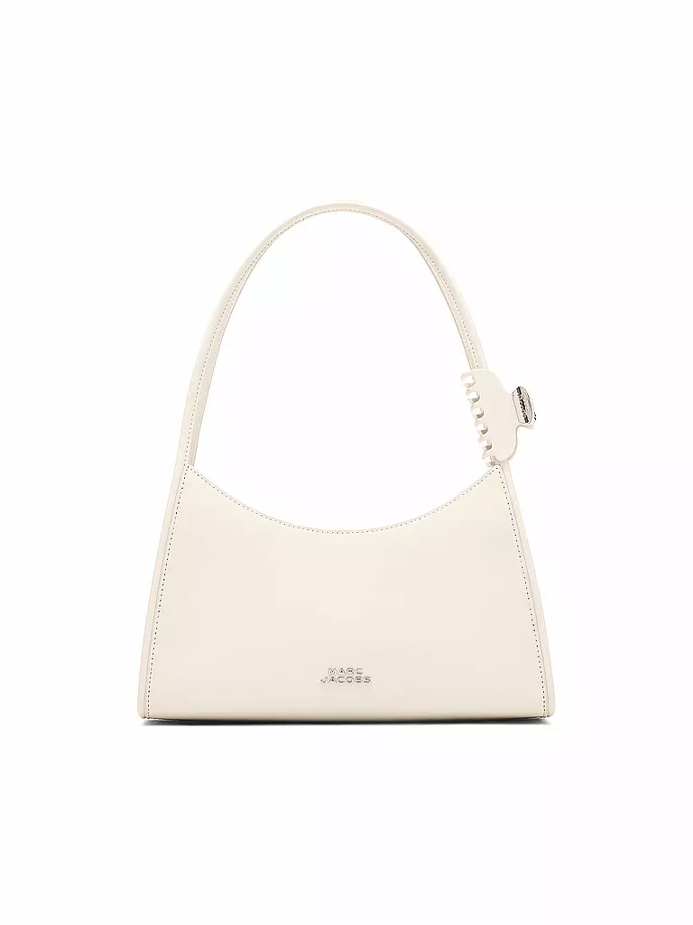 MARC JACOBS | Ledertasche - Schultertasche THE CLAW CLIP | weiss
