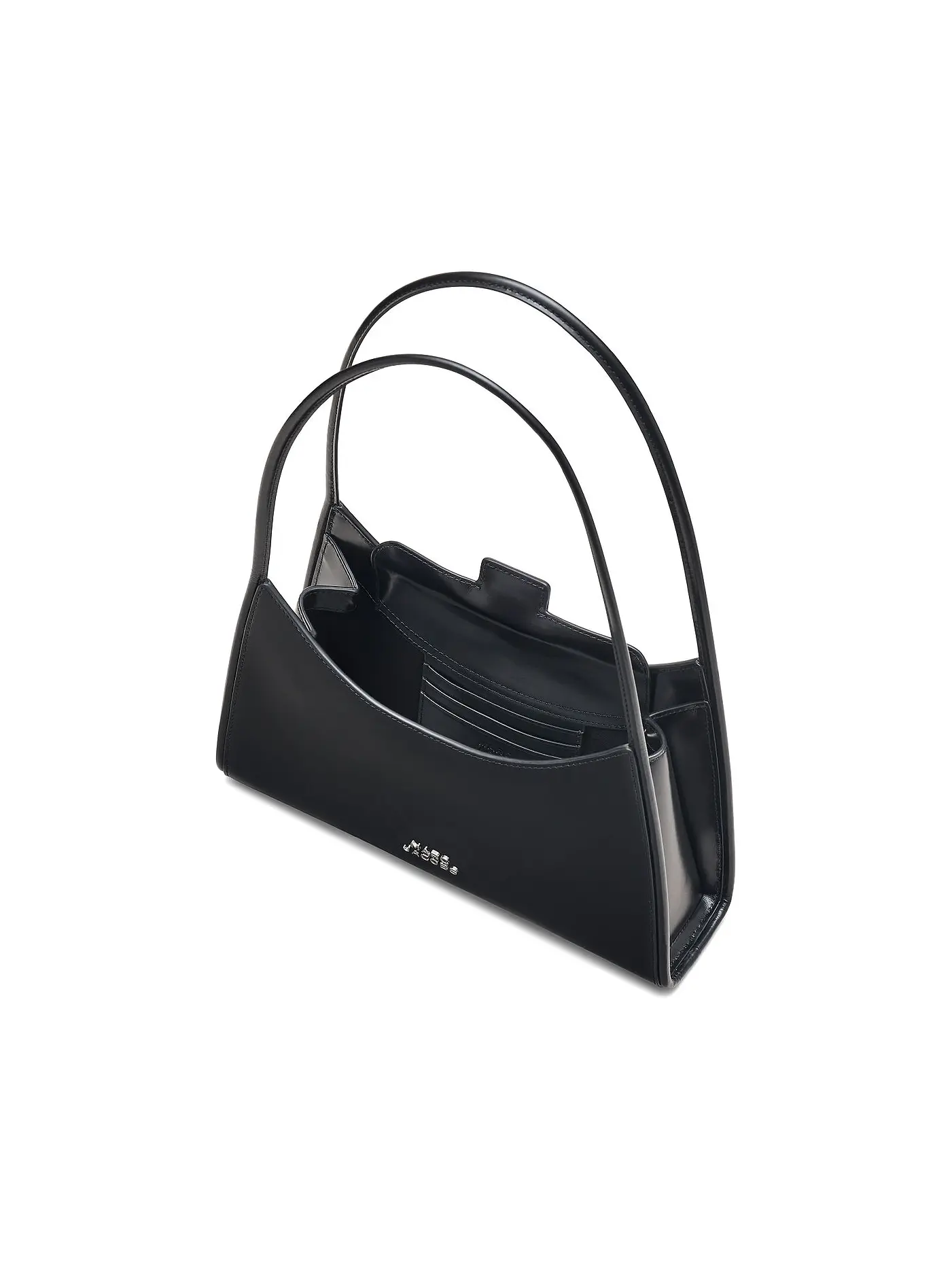 MARC JACOBS | Ledertasche - Schultertasche THE CLAW CLIP | schwarz