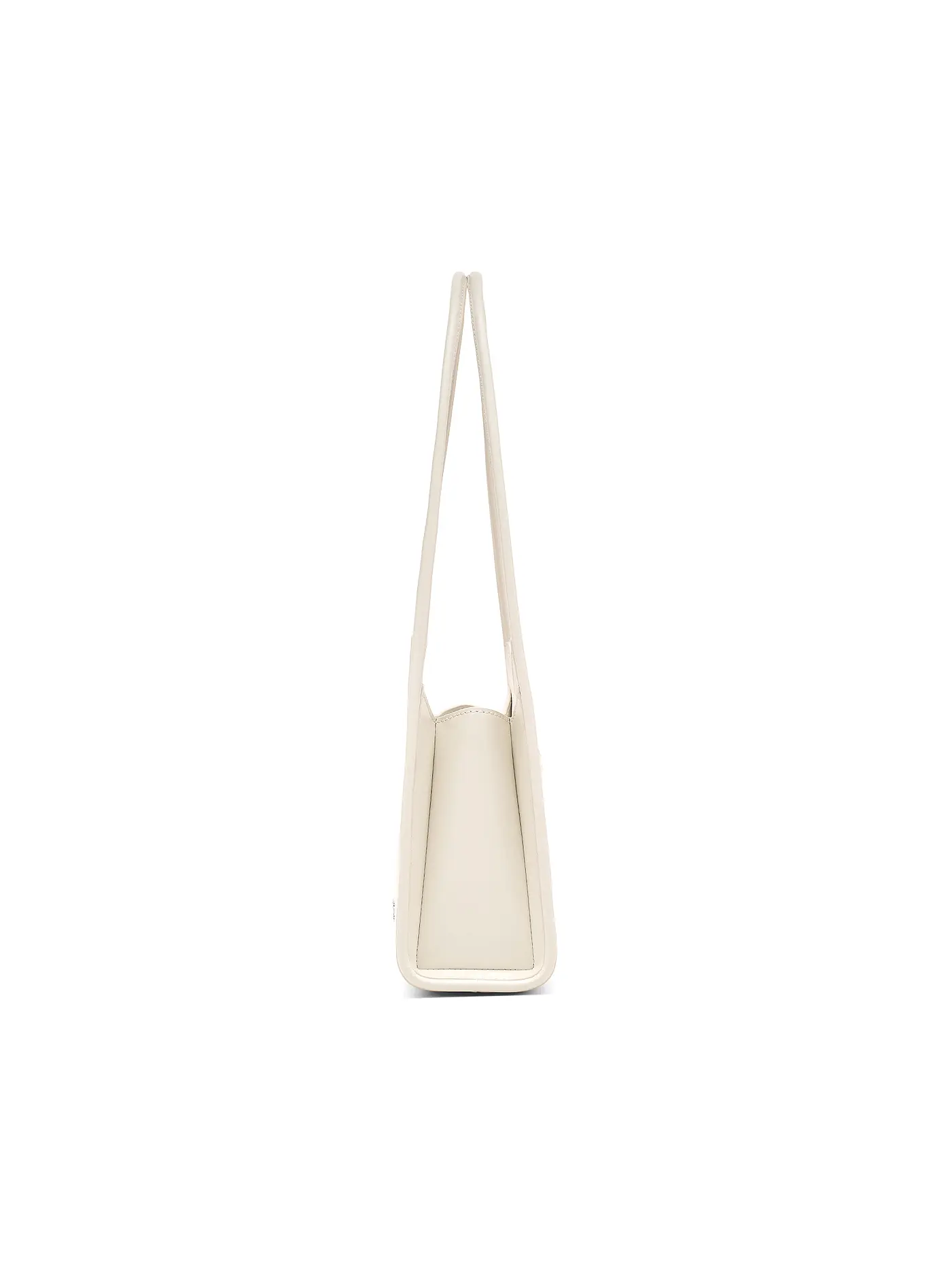 MARC JACOBS | Ledertasche - Schultertasche THE CLAW CLIP | weiss