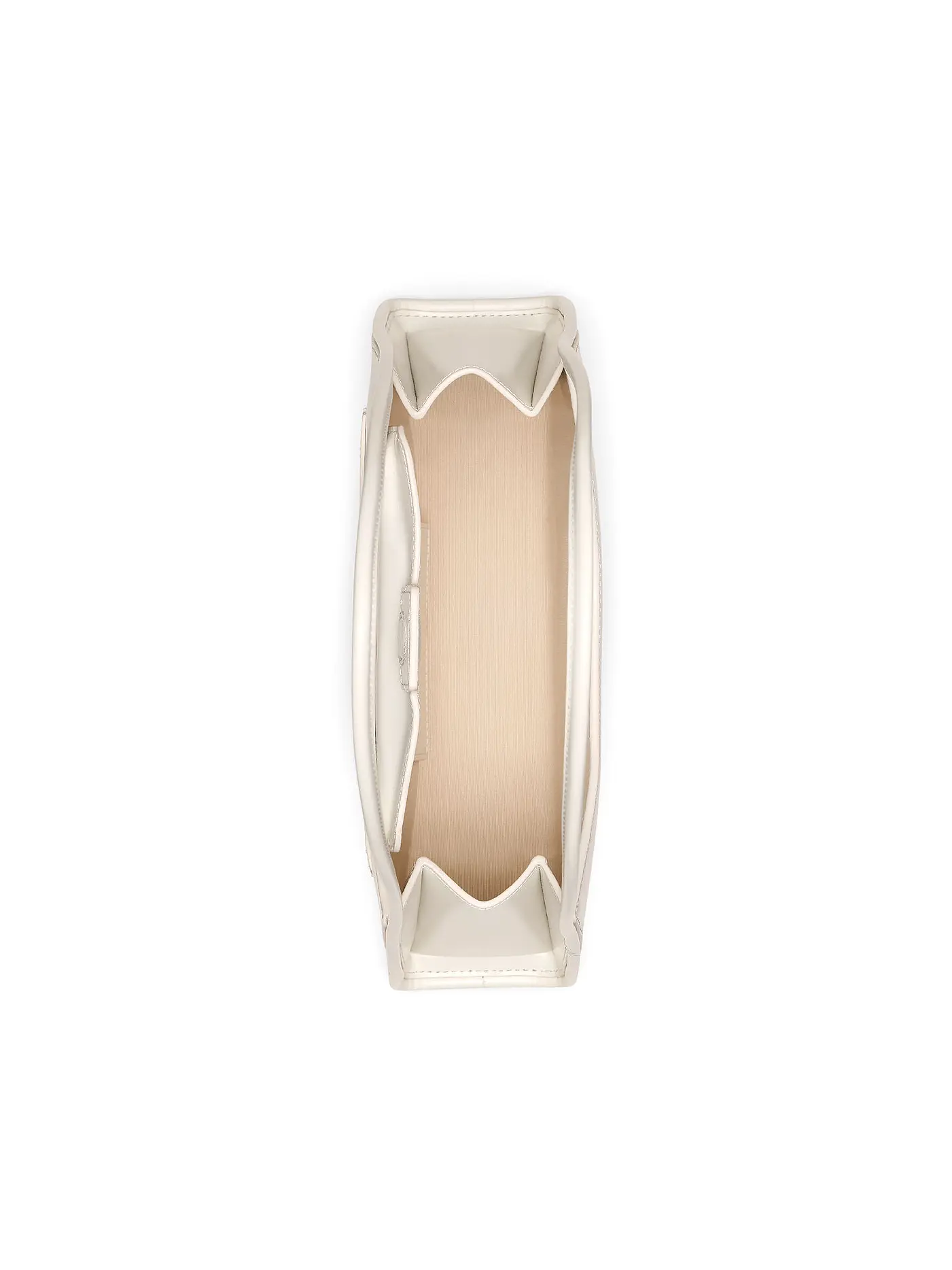 MARC JACOBS | Ledertasche - Schultertasche THE CLAW CLIP | weiss